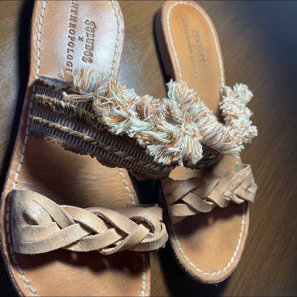 Soludos x Anthropologie Boho Fringe Sandals - Picture 5 of 6